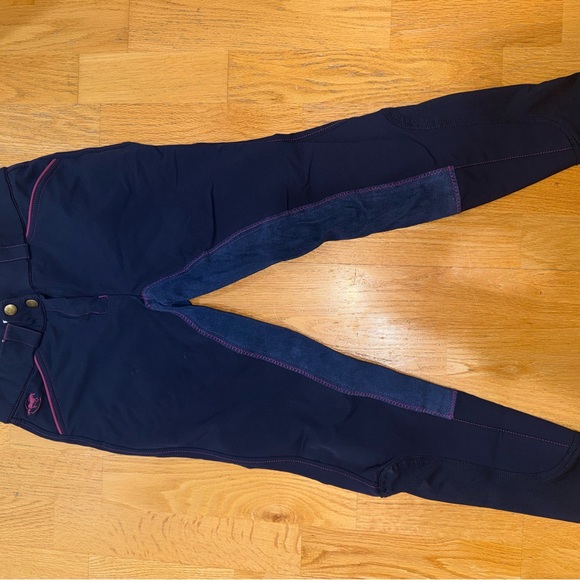 Women's Navy Riding Pants - Picture 1 of 2